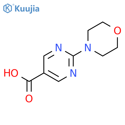 2-Morpholin-4-yl-pyrimidine-5-carboxylic Acid structure
