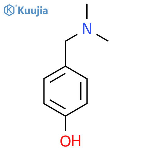 Phenol,[(dimethylamino)methyl]- structure