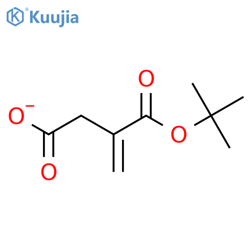 Butanedioic acid, methylene-, 1-(1,1-dimethylethyl) ester structure