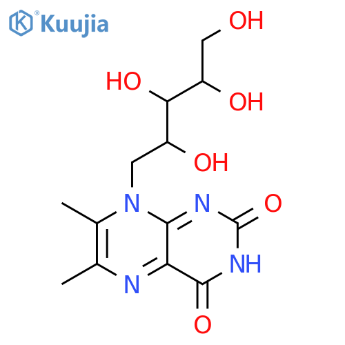 6,7-Dimethylribityl Lumazine (>90%) structure