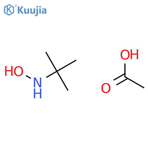 N-(Tert-Butyl)hydroxylamine acetate structure