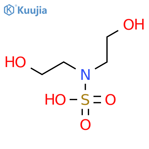 Sulfamic acid, bis(2-hydroxyethyl)- structure