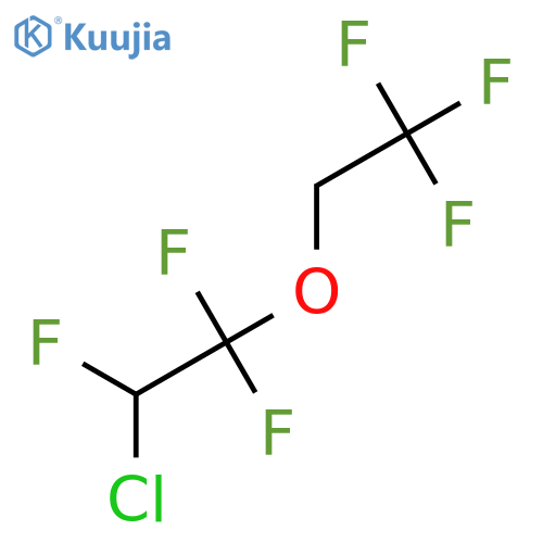 1,1,2-Trifluoro-2-chloroethyl 2,2,2-Trifluoroethyl Ether structure