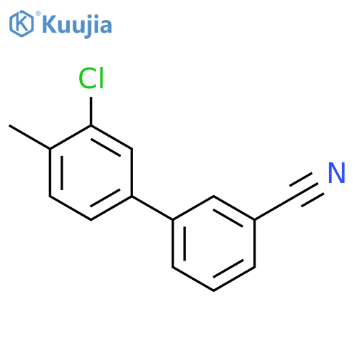 3-(3-Chloro-4-methylphenyl)benzonitrile structure