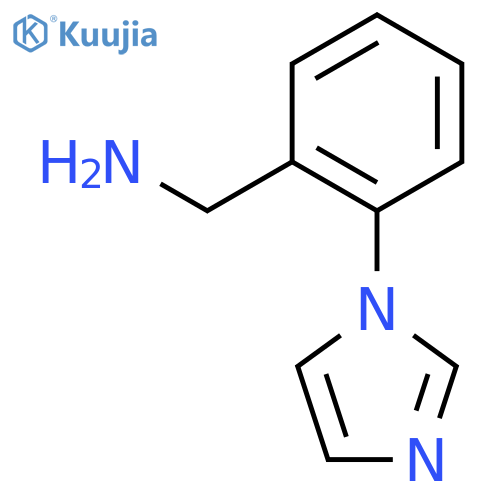 1-2-(1H-Imidazol-1-yl)phenylmethanamine structure
