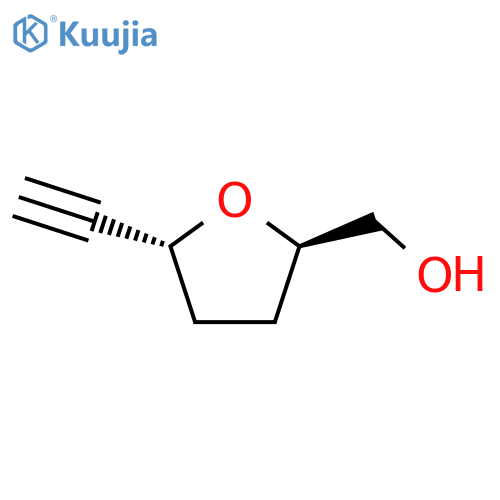 2-Furanmethanol,5-ethynyltetrahydro-, (2R,5R)- structure