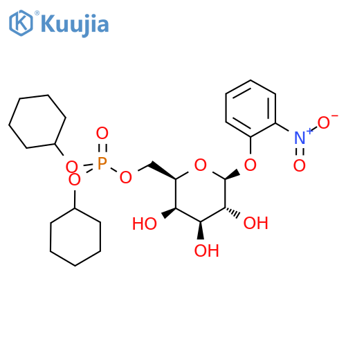 o-Nitrophenyl b-D-Galactopyranoside-6-phosphate, Cyclohexylammonium Salt, structure