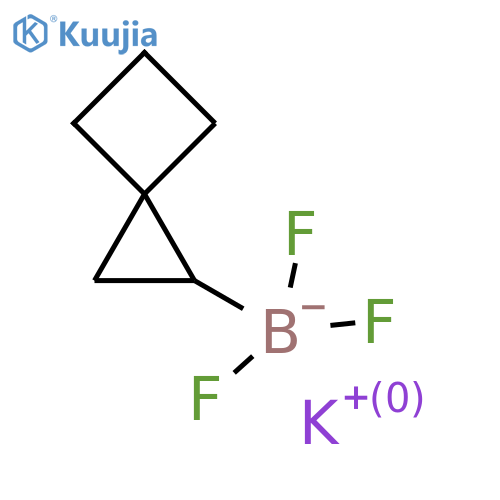 Potassium;trifluoro(spiro[2.3]hexan-2-yl)boranuide structure