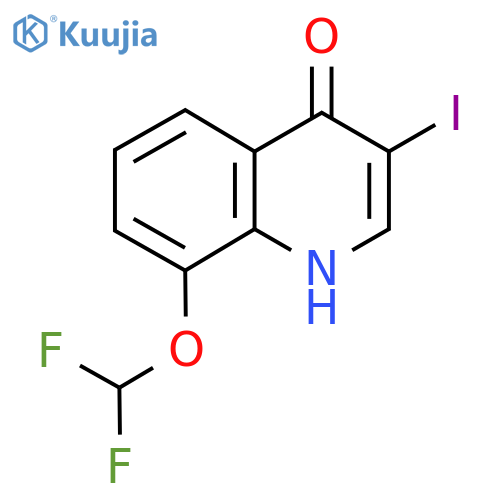 8-(Difluoromethoxy)-3-iodoquinolin-4-ol structure