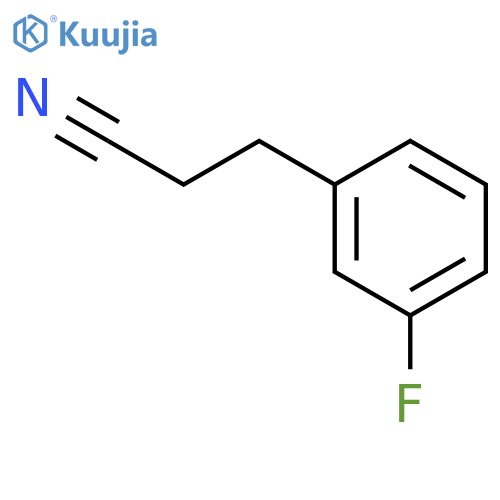 3-(3-Fluorophenyl)propanenitrile structure
