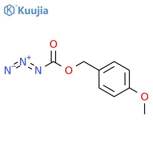 Carbonazidic acid,(4-methoxyphenyl)methyl ester structure
