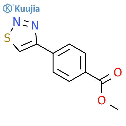 Methyl 4-(1,2,3-thiadiazol-4-yl)benzoate structure