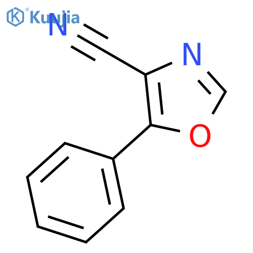 5-phenyl-1,3-oxazole-4-carbonitrile structure