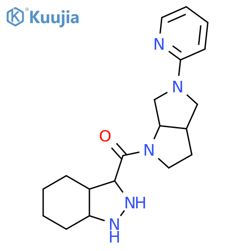3-[5-(pyridin-2-yl)-octahydropyrrolo[2,3-c]pyrrole-1-carbonyl]-4,5,6,7-tetrahydro-1H-indazole structure