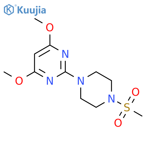 2-(4-Methanesulfonylpiperazin-1-yl)-4,6-dimethoxypyrimidine structure