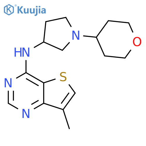 N-{7-methylthieno[3,2-d]pyrimidin-4-yl}-1-(oxan-4-yl)pyrrolidin-3-amine structure