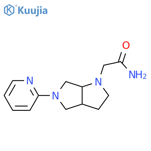 2-[5-(pyridin-2-yl)-octahydropyrrolo[2,3-c]pyrrol-1-yl]acetamide structure