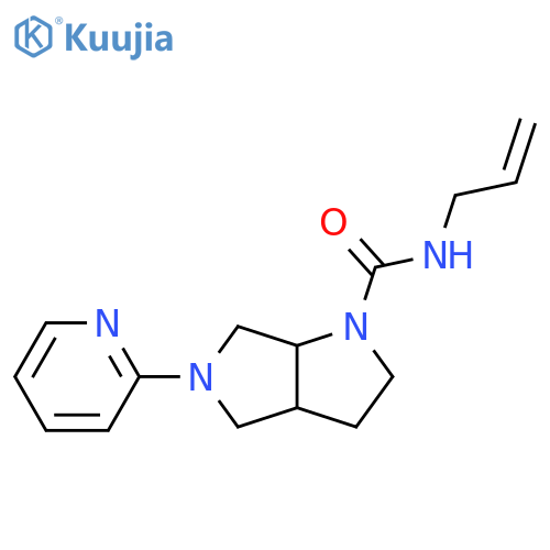 N-(prop-2-en-1-yl)-5-(pyridin-2-yl)-octahydropyrrolo[3,4-b]pyrrole-1-carboxamide structure