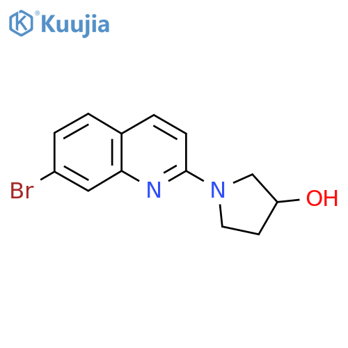 1-(7-Bromoquinolin-2-yl)pyrrolidin-3-ol structure
