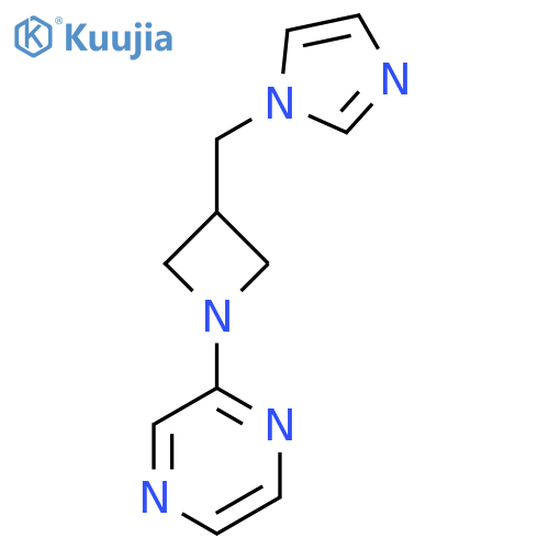 2-{3-[(1H-imidazol-1-yl)methyl]azetidin-1-yl}pyrazine structure