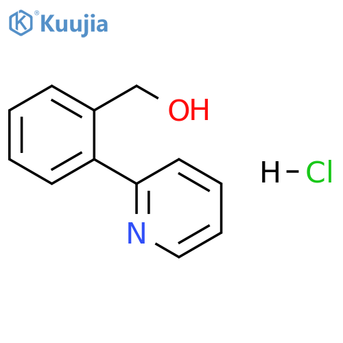 2-(pyridin-2-yl)phenylmethanol hydrochloride structure