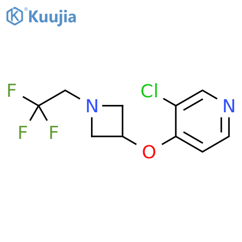 3-chloro-4-{1-(2,2,2-trifluoroethyl)azetidin-3-yloxy}pyridine structure