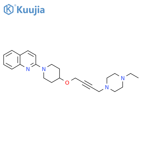2-(4-{[4-(4-Ethylpiperazin-1-yl)but-2-yn-1-yl]oxy}piperidin-1-yl)quinoline structure