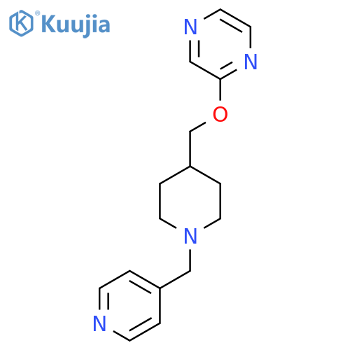 2-({1-[(Pyridin-4-yl)methyl]piperidin-4-yl}methoxy)pyrazine structure