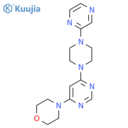 4-{6-[4-(Pyrazin-2-yl)piperazin-1-yl]pyrimidin-4-yl}morpholine structure
