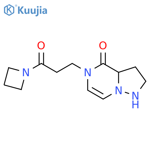 5-[3-(azetidin-1-yl)-3-oxopropyl]-4H,5H-pyrazolo[1,5-a]pyrazin-4-one structure