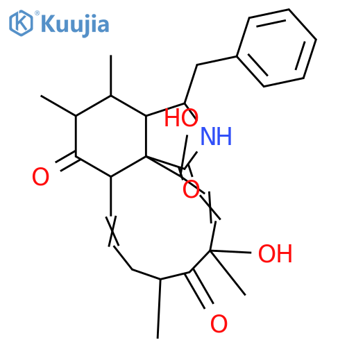 Cytochalasin C; 5β,6α-Dihydro, 7-ketone, O-de-Ac structure