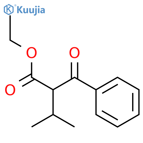 ethyl 2-benzoyl-3-methylbutanoate structure