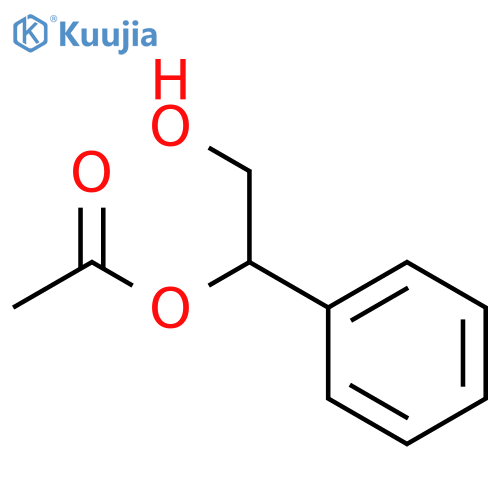 2-Hydroxy-1-phenylethyl acetate structure