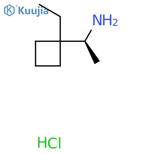 (1S)-1-(1-Ethylcyclobutyl)ethanamine;hydrochloride structure