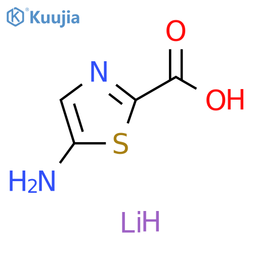 2-Thiazolecarboxylic acid, 5-amino-, lithium salt (1:1) structure