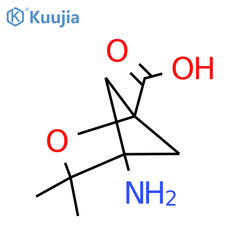 4-amino-3,3-dimethyl-2-oxabicyclo2.1.1hexane-1-carboxylic acid structure