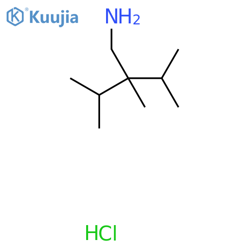 3-(Aminomethyl)-2,3,4-trimethylpentane hydrochloride structure