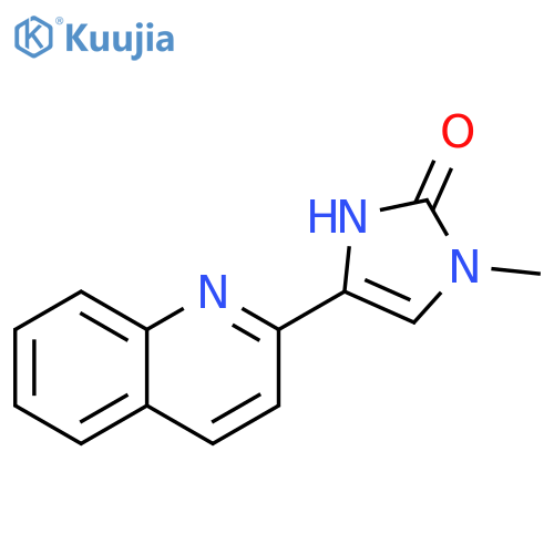 2H-Imidazol-2-one,1,3-dihydro-1-methyl-4-(2-quinolinyl)- structure