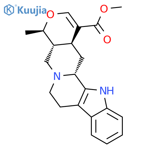 Oxayohimban-16-carboxylicacid, 16,17-didehydro-19-methyl-, methyl ester, (3b,19b)- structure