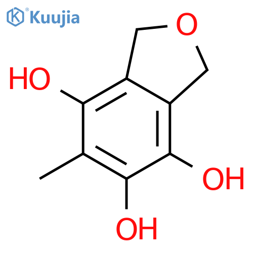 1,3-Dihydro-4,5,7-trihydroxy-6-methylisobenzofuran structure