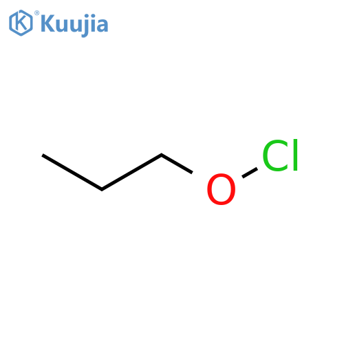 Hypochlorous acid, propyl ester structure