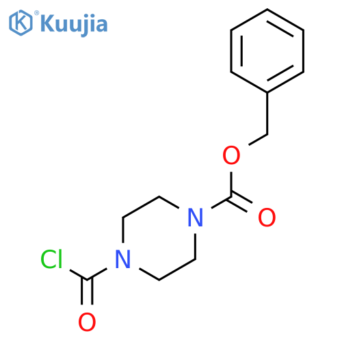 4-Cbz-piperazine-1-carbonyl Chloride structure