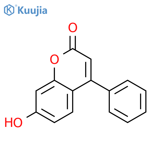 7-Hydroxy-4-phenyl-2H-chromen-2-one structure