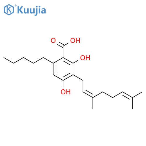 Cannabigerolic acid structure