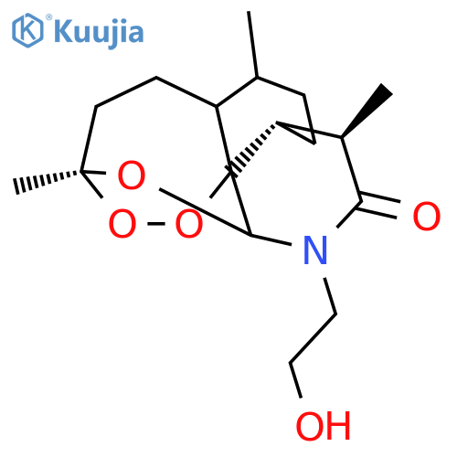 N-(2-Hydroxyethyl)-11-azaartemisinin structure