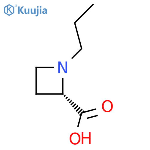 (2S)-1-propylazetidine-2-carboxylic acid structure