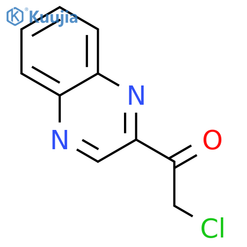 2-chloro-1-(quinoxalin-2-yl)ethan-1-one structure