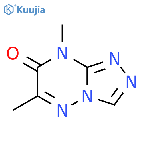 1,2,4-Triazolo[4,3-b][1,2,4]triazin-7(8H)-one, 6,8-dimethyl- structure