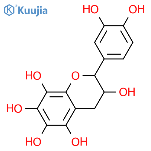 3,3',4',5,6,7,8-Heptahydroxyflavan; (2R,3S)-form structure