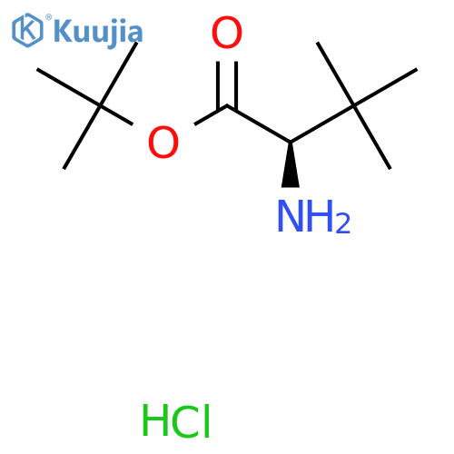D-tert-leucine t-butyl ester hydrochloride structure